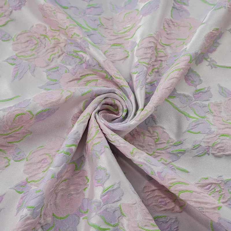 

Ткань с тиснением розы в корейском стиле, мягкий материал для платья, декор для рюкзака, роскошный текстиль, нежная женская одежда, эстетичная окружающая среда