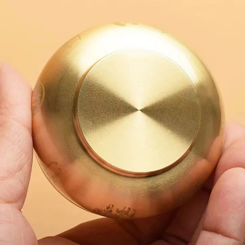 VP 1PC new Cornucopia Brass Fortunate Attract Wealth Good Luck Magical Power Treasure Bowls Desktop Small Ornament Home Decor