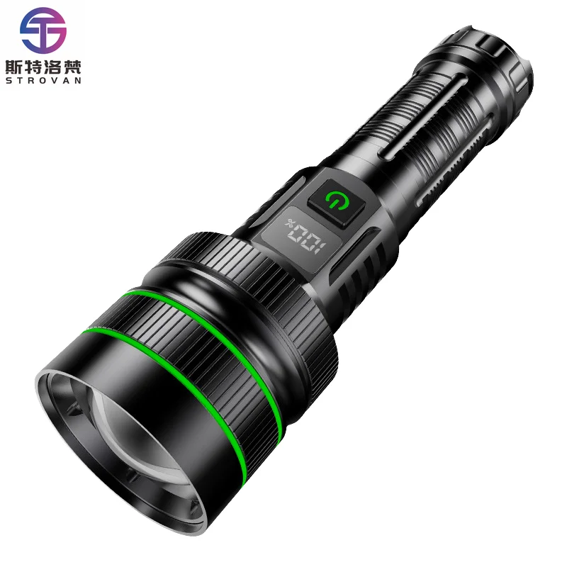 Offer  Ultra Bright Long Range LED Tactical Flashlight Rechargeable Variable Focus Campsite Light Outdoor