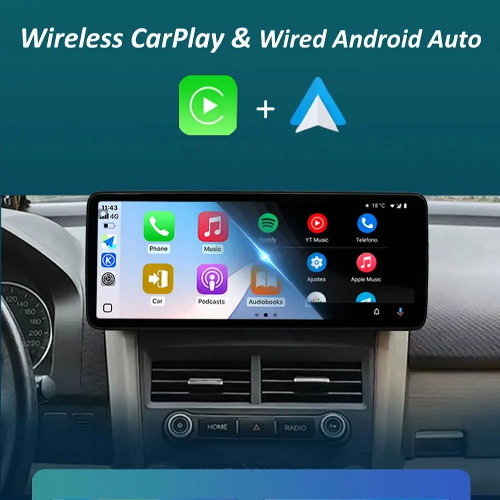 12.3'' Bluetooth DSP Stereo Car Video Multimedia Player for Nissan Qashqai 2008 - 2015 WiFi Android System 4G GPS Touch Screen