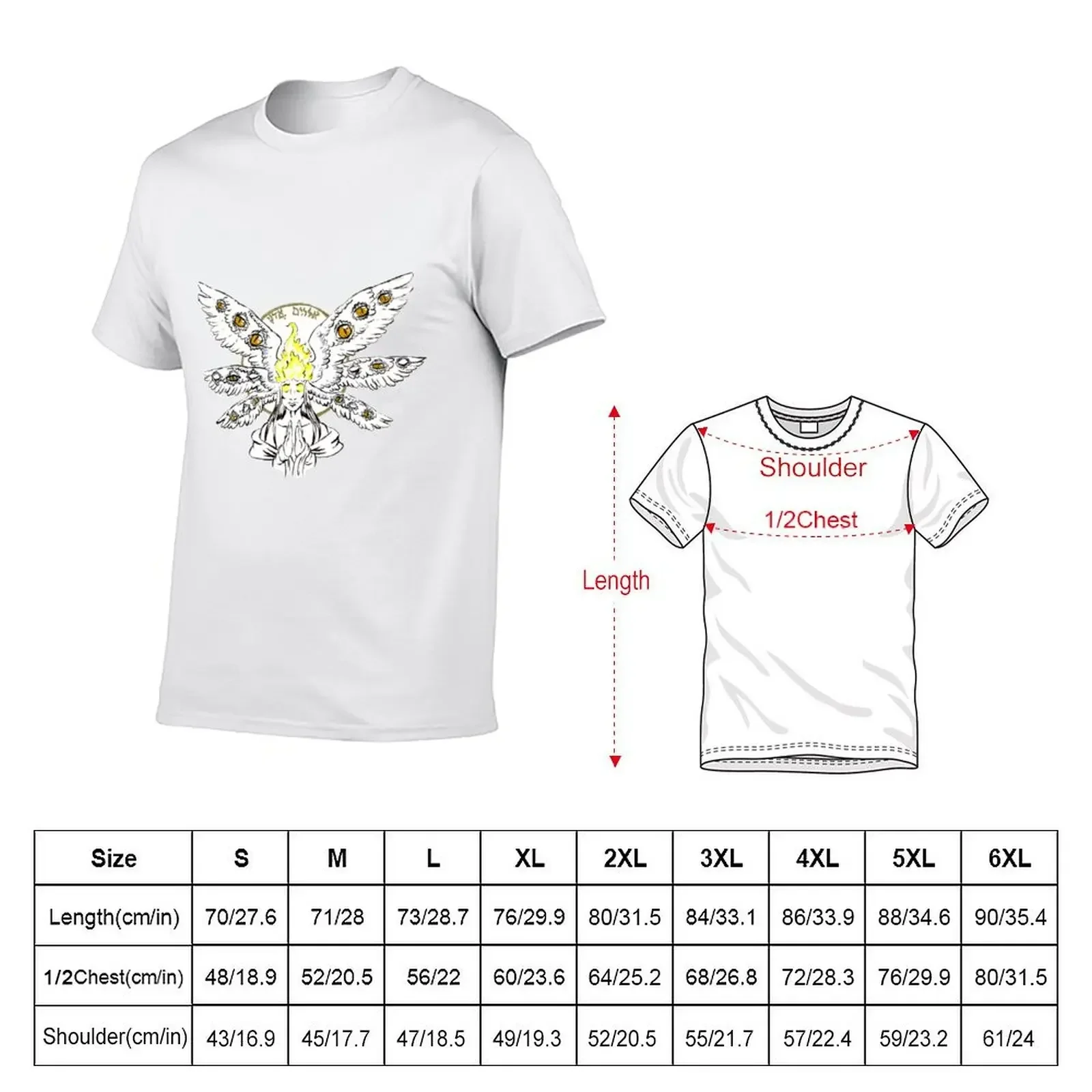 Seraphim version 1 T-Shirt vintage graphic tee street wear baggy shirts mens graphic t-shirts pack