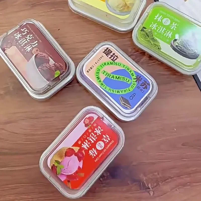 Tiramisu-Eiscreme-Kuchen-Quetschspielzeug, langsam zurückfederndes Quetsch-Fidget-Spielzeug, Stressabbau-Anti-Angst-Desktop-Entspannungs-Geschenk – Detail 2