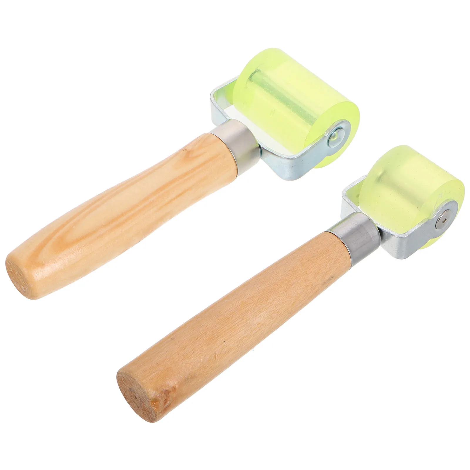 

2Pcs Car Sound Deadening Seam Roller Installation Tool Transparent Rubber Wheel for Automotive Soundproofing Tire Repair Car