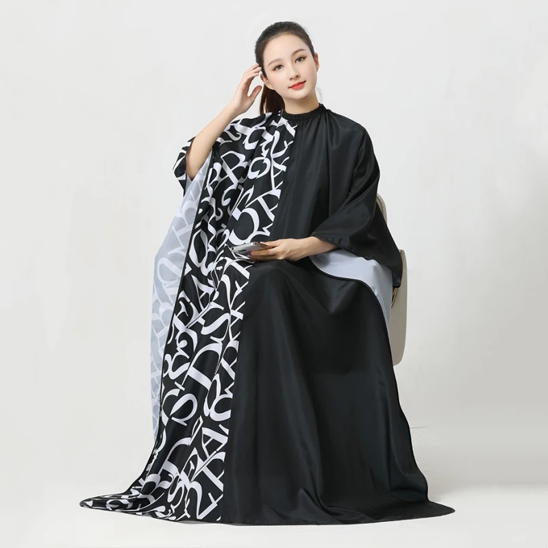 Hair Cutting Wrap Cloth Color Blocked Style Hair Salon Hairdressing Shawl Fashion Haircut Cape Hairdresser Apron Barber Cloak