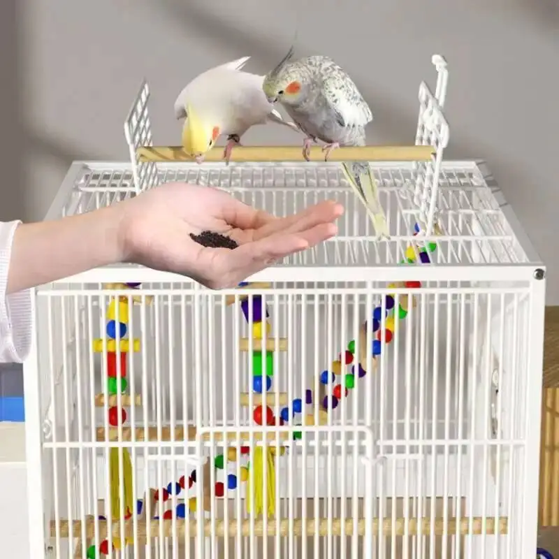 

Hamster Luxury Villa Bird Cage Toys Feeder Aviary Chicken Home Bird Cage Carrier Breeding Jaula Decorativa Pet Products RR50BC
