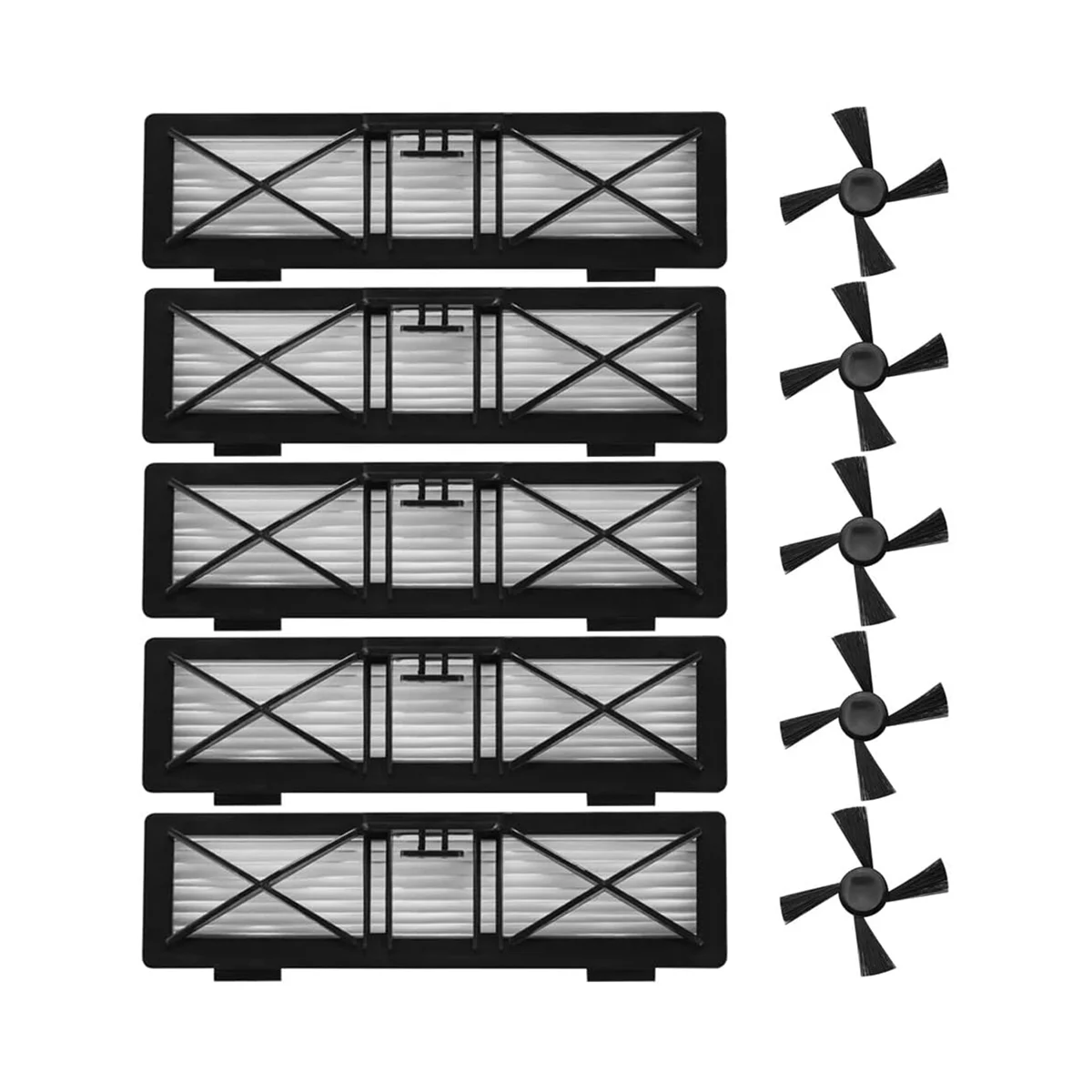 Replacement Ultra Performance Filters Side Brushes for Neato Botvac Connected Series D10 D9 D8 D3 D4 D5 D6 D7 Botvac D75