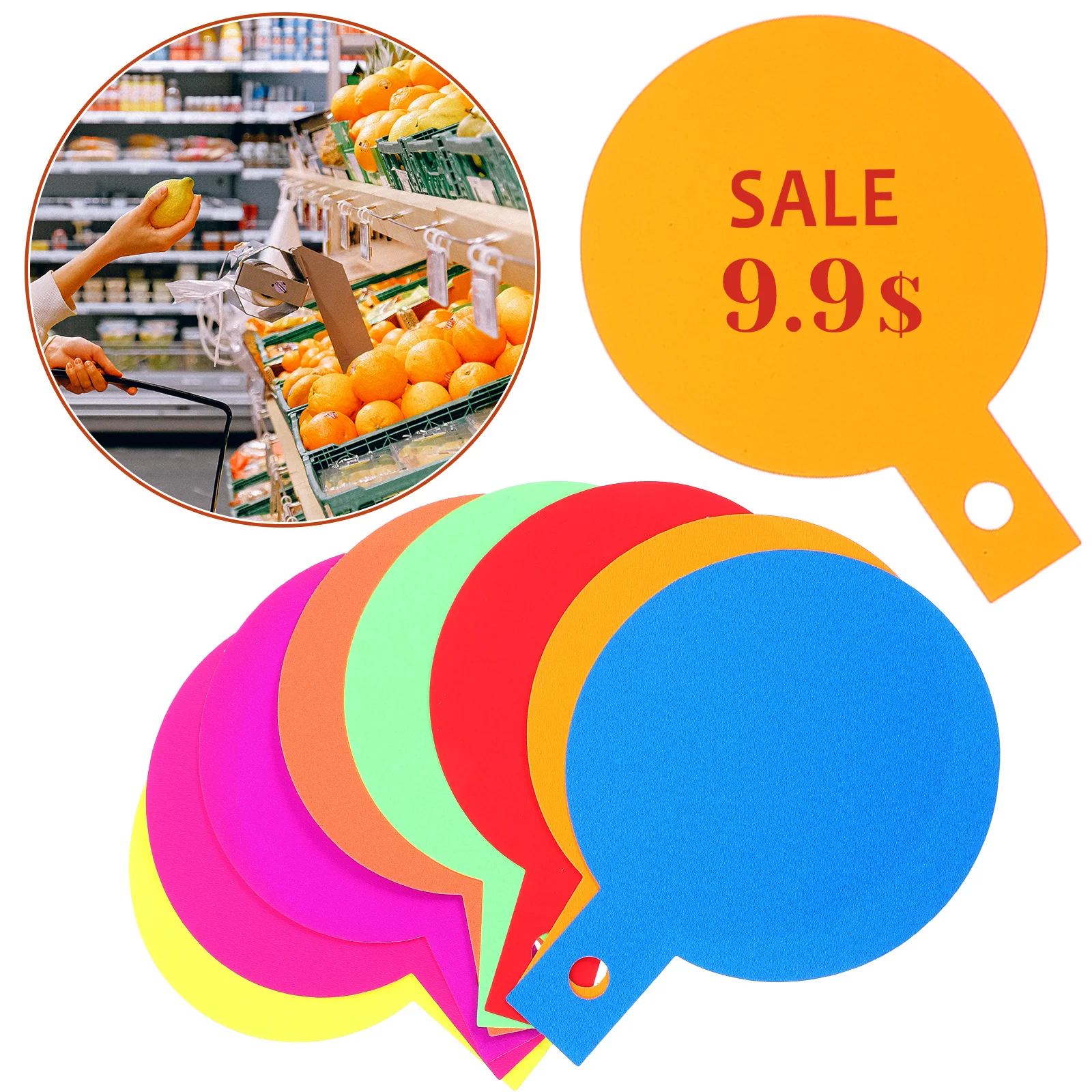 

80 шт. пустые ценовые этикетки ярких цветов, привлекательный дизайн, розничные магазины, торговые ценники, овощные рынки, рекламные этикетки