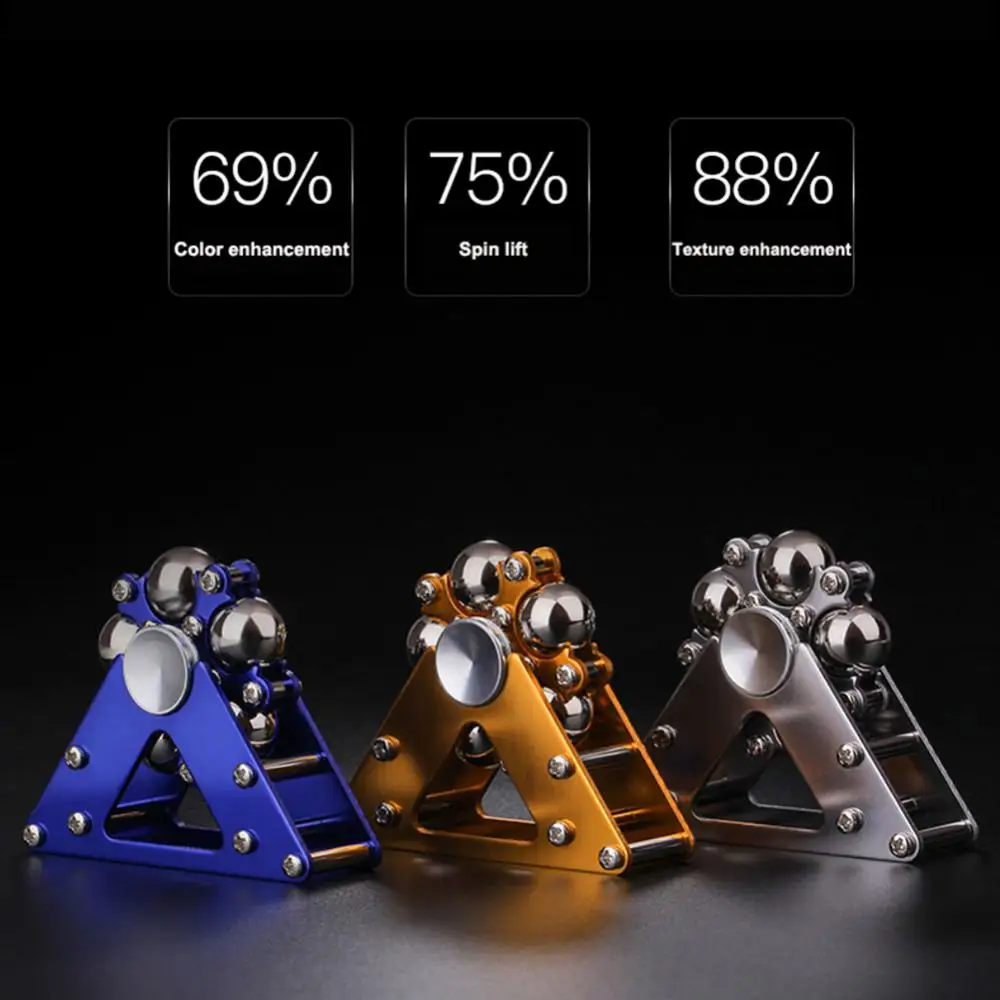 Riesenrad Finger Spinning Gyro Kreative Desktop Ornamente Dekompression Spielzeug EDC Metall Gyro Vent Dekompression Vent Spielzeug Geschenk