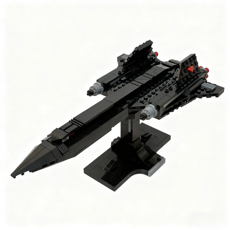 309 قطعة MOC Lockheed SR Blackbird البديل بناء ستار معركة نموذج بناء هدايا عيد الميلاد اللعب كتل التعليم المعمارية