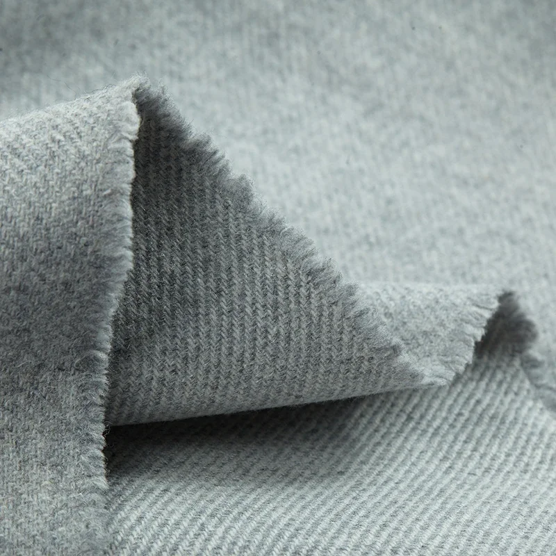 Double-sided Wool Fabric Twill Spun Stiff Material Winter Coat Fabrics Brand Fashion Design Cloth Alibaba Express by the Meter