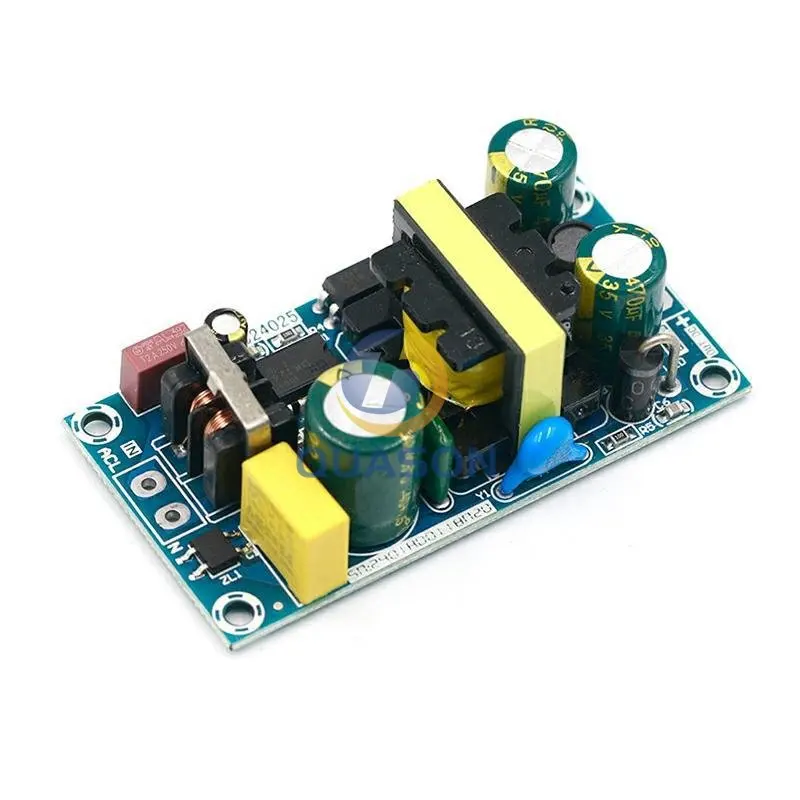 Módulo de fonte de alimentação, comutador, circuito sem circuito de 100-265v para placa de 12v 2a para substituição/reparo, 24v 1a