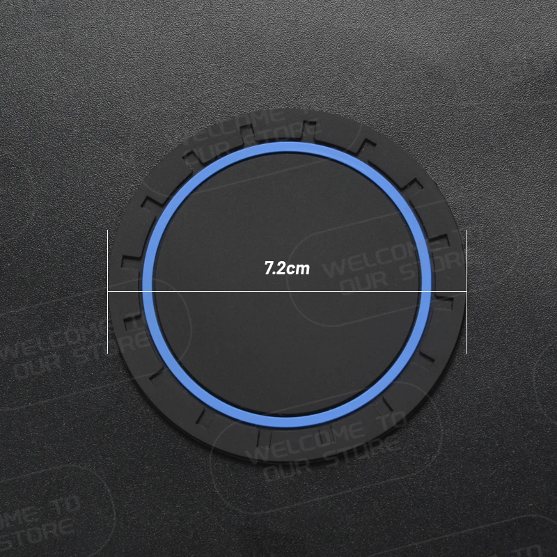Car Silicone Coaster For Leon LOGO MK2 5F TSI DSG FR Line VZ 2Pcs Anti-Slip Water Cup Drink Mat Insert Coaster Pads Accessories view 4