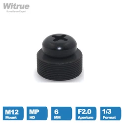 Объектив Witrue HD Pinhole 6 мм M12 * 0,5 крепление 1/3 