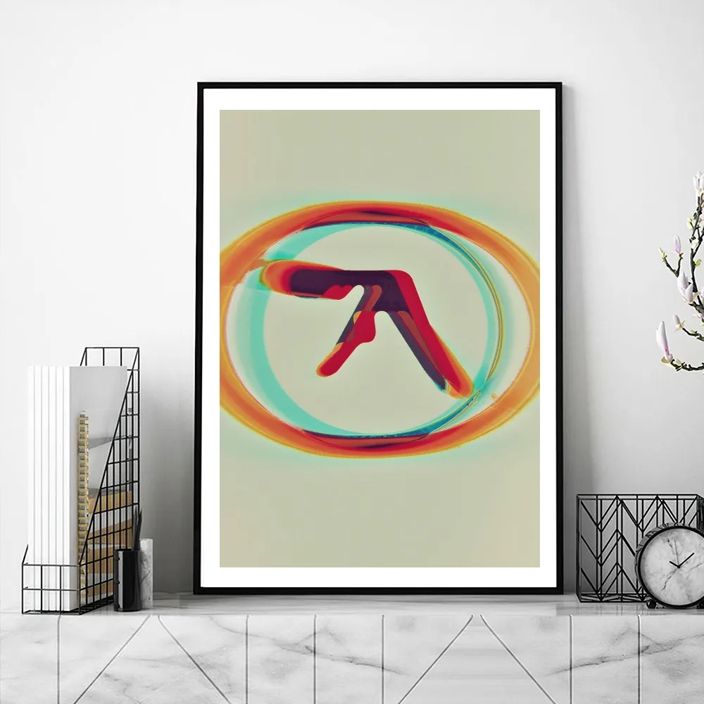 Dj Aphex Twin Poster Gallery Prints Self Adhesive Home Decor Decoration Wall Decals Living Room Sticker