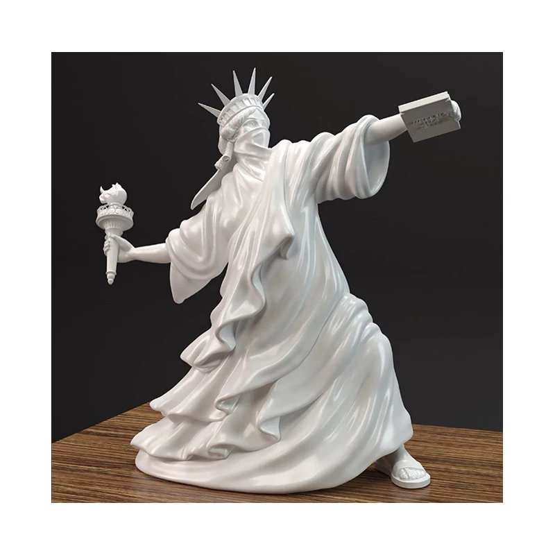 Fibreglass outdoor Statue of Liberty outdoor resin statues for christmas home decoration