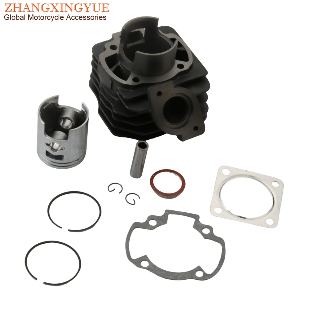 Scooter 70cc Big Bore Cylinder Kit & Head For Sym DD Fancy 50 Fiddle 1 Flash Free Pure 50cc 47mm 2-Stroke Engine Parts