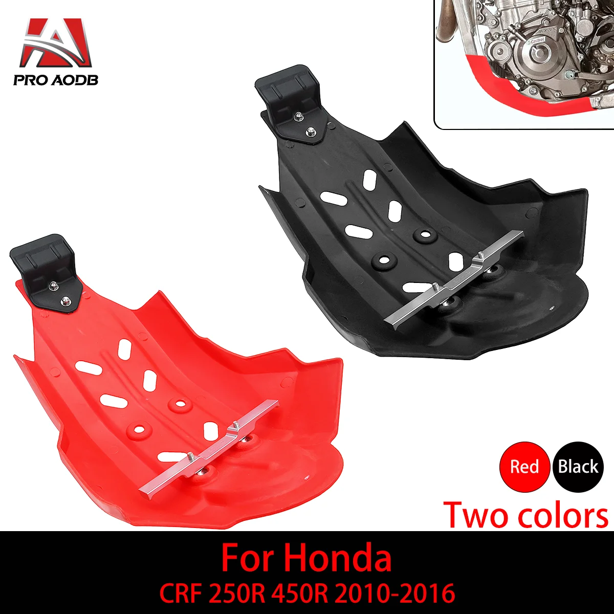 

Dirt Bike Universal Parts Motorcycle Skid Plate Engine Guard Cover Protector Motocross For Honda CRF 250R 450R 2010-2016 Model