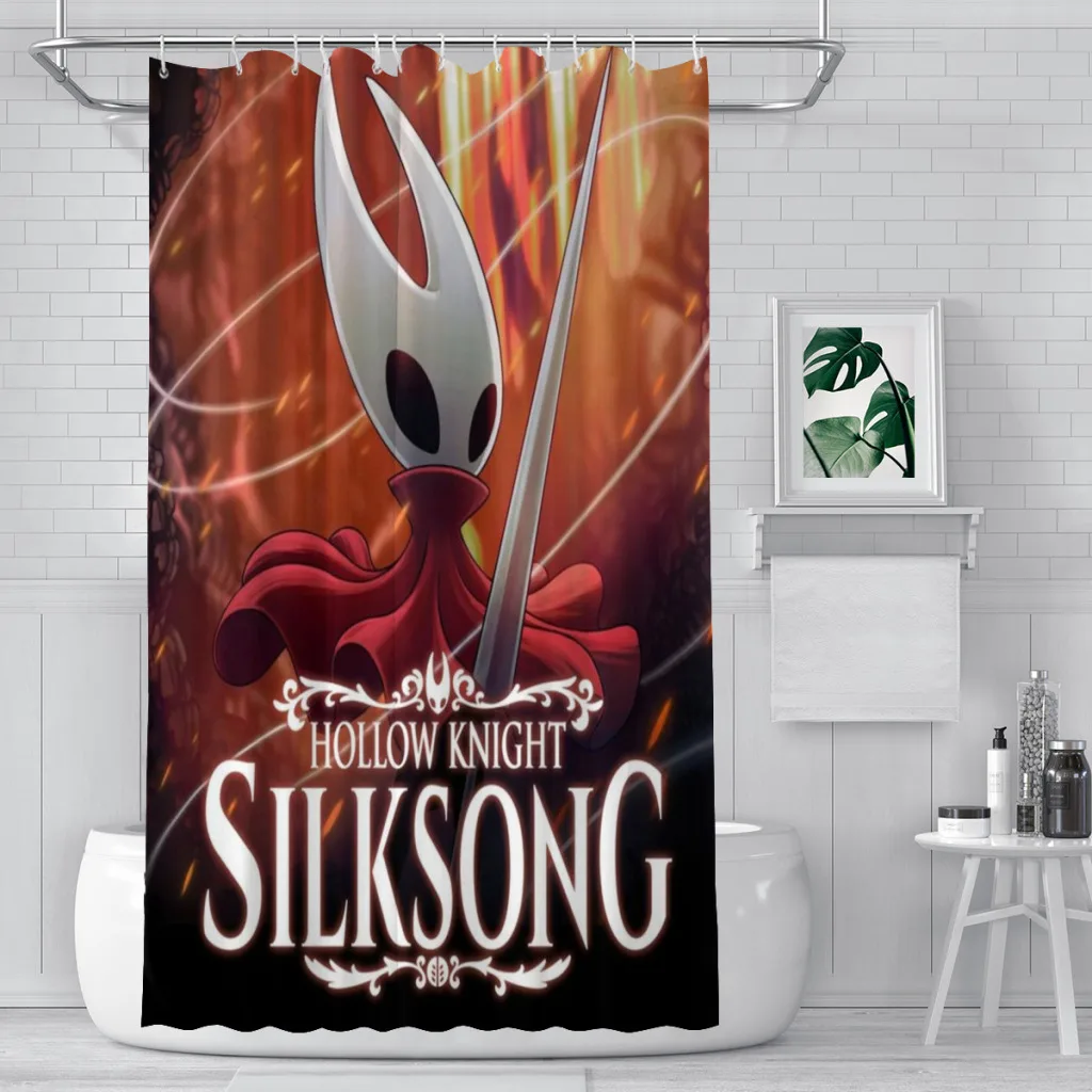 

H-Holloww K-Knightt Shower Curtain Bathroom Decoration Shower Curtain Birthday Gift