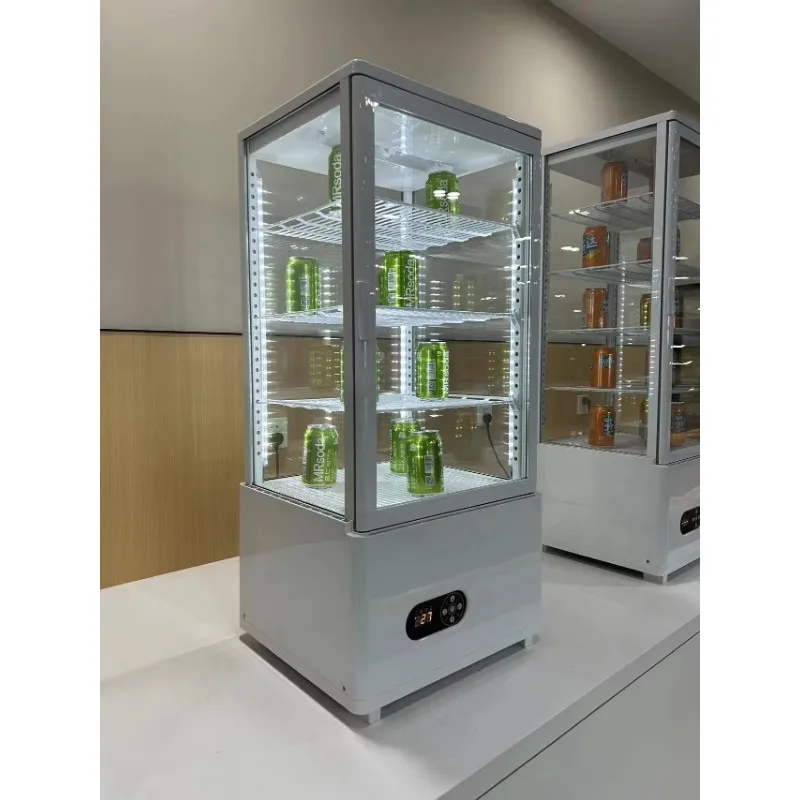 Glass door Vertical countertop display refrigerator Commercial refrigerator display cabinet
