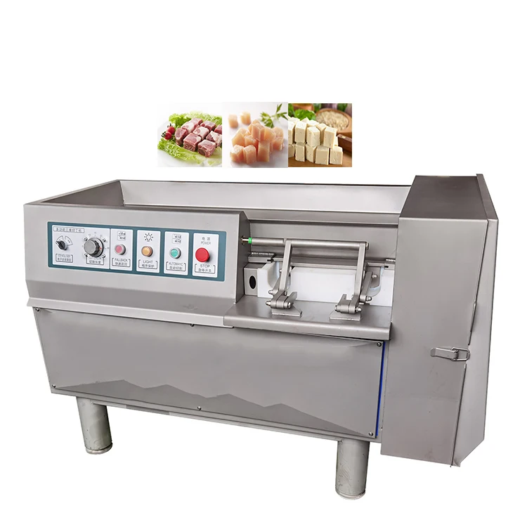 High Efficiency Frozen Pork Meat Block Dicer Cutter Chicken Breast Dicing Machine