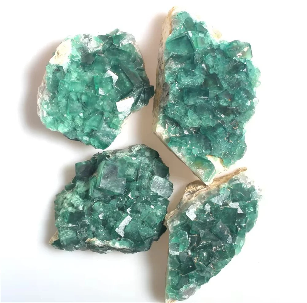 Wholesale natural rough quartz stone healing raw crystal green Fluorite cluster mineral specimen