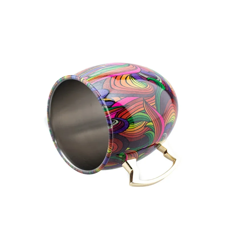 Cocktail Wine Cup Moscow Mule Mug Stainless Steel Hammered Copper Plated Beer Cup Coffee Bar tools Drinkware for Ramadan