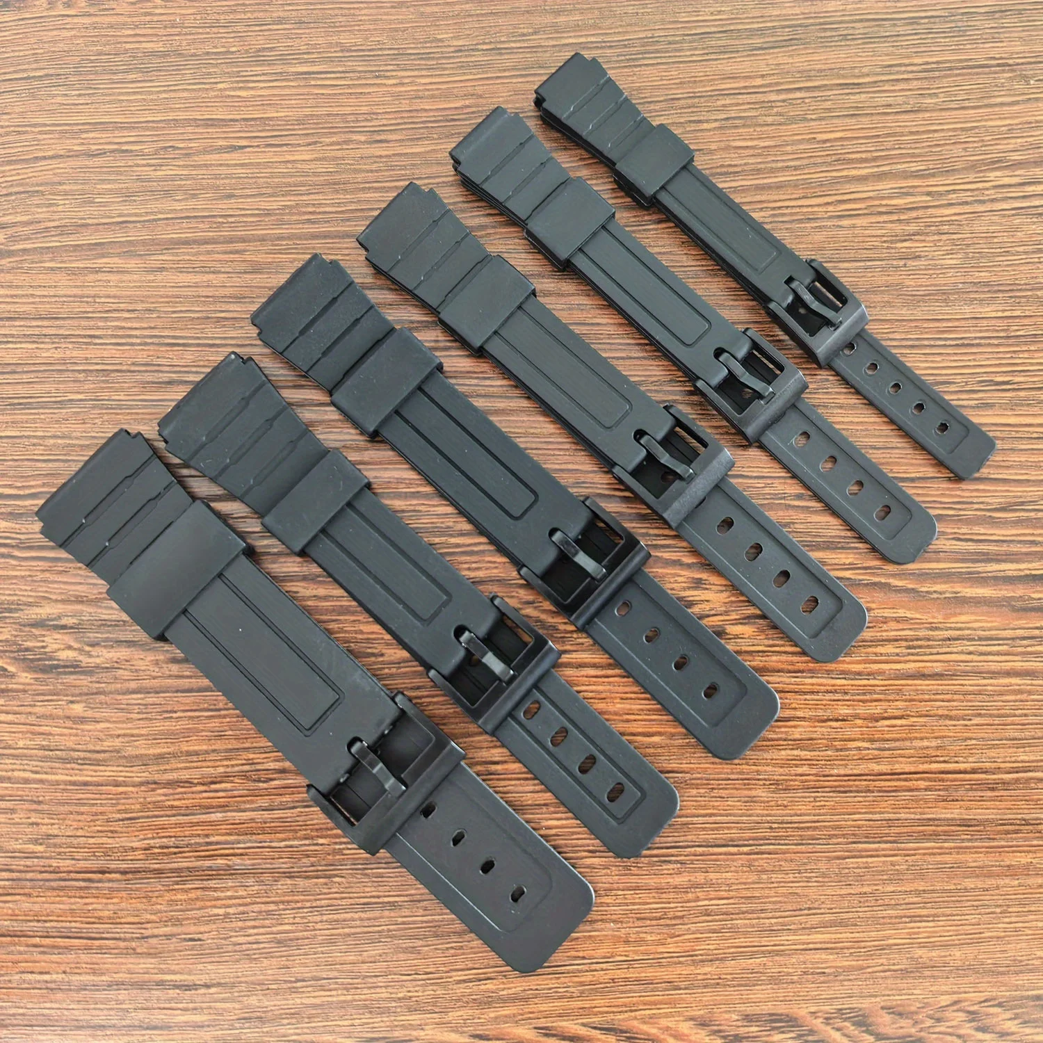 Uhrenarmband 12 mm, 14 mm, 16 mm, 18 mm, 20 mm, 22 mm, verstellbarer, erweiterbarer Verschluss, Gummi, Unisex-Sportuhrenarmband für Männer und Frauen