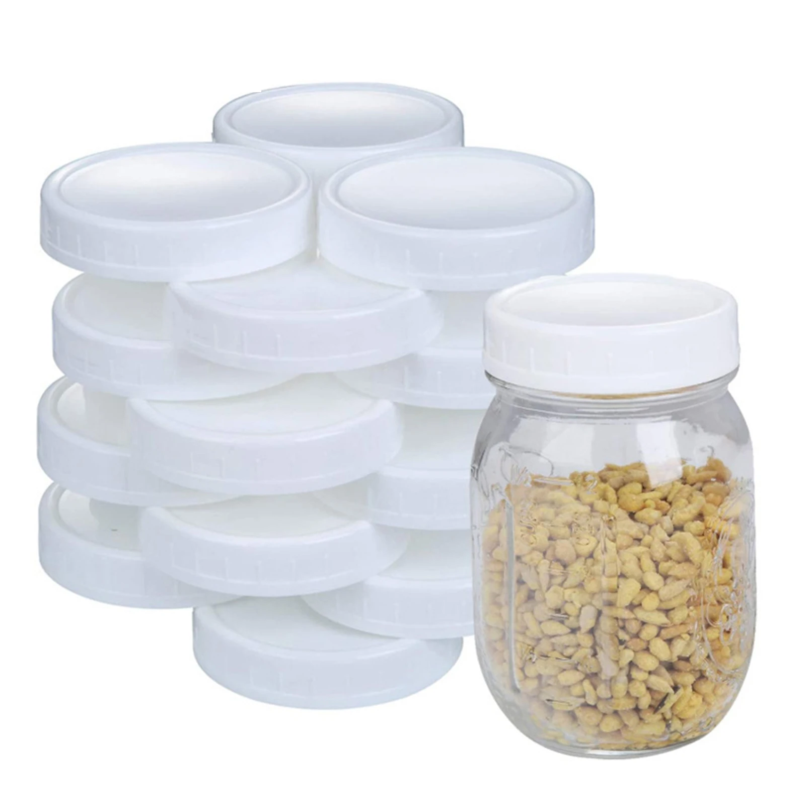 

Circular Opening Can Lids Versatile ​Leak-Proof Can Storage Lids for Foods Fruits Sauce Reserve