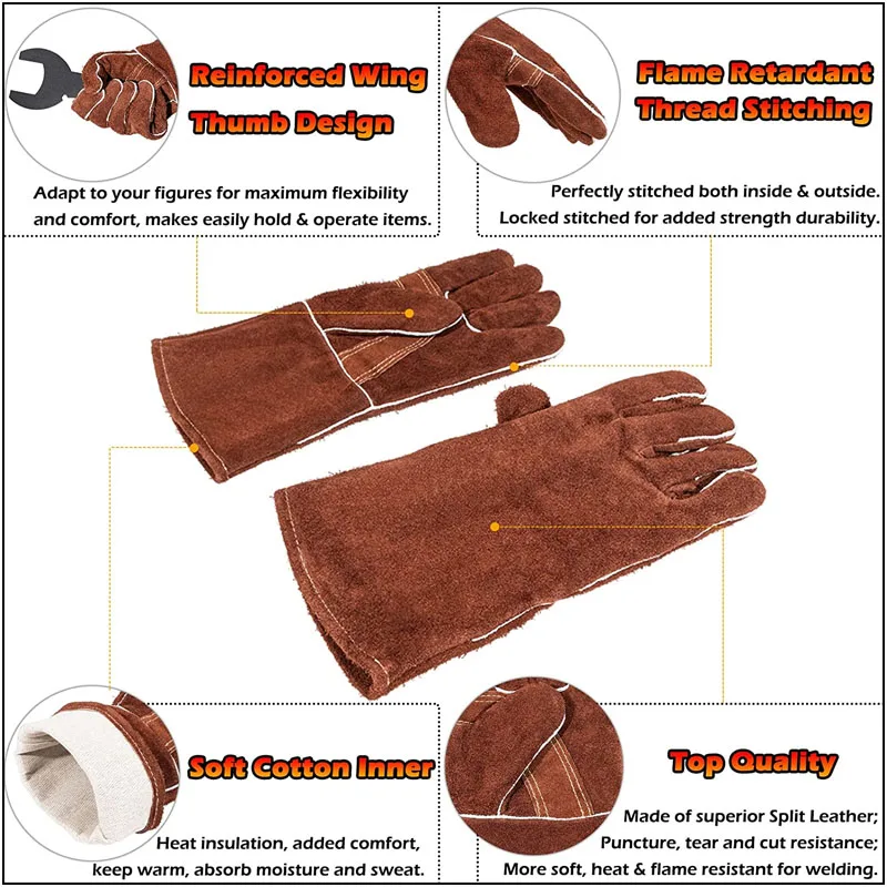 YMT Welding Gloves + 24