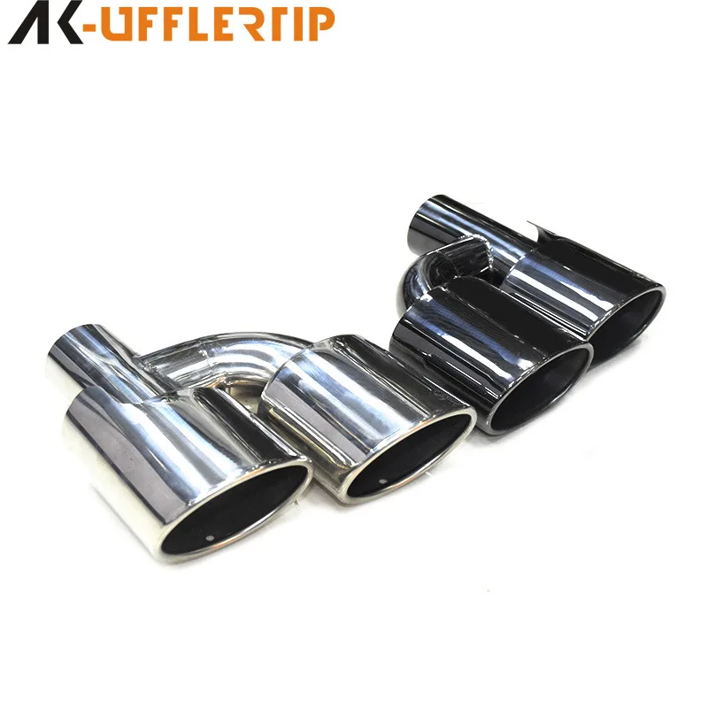 

Suitable for Mercedes-Benz W204C Class C180C200C260C300 Modified C63AMG Four Out Oval Tail Throat Exhaust