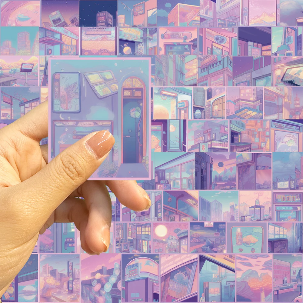 

10/30/72pcs Cute Laser Girl Ins Style Aesthetic Stickers Kawaii Cartoon Graffiti Decals Scrapbook Phone Laptop Decals Toy Gift