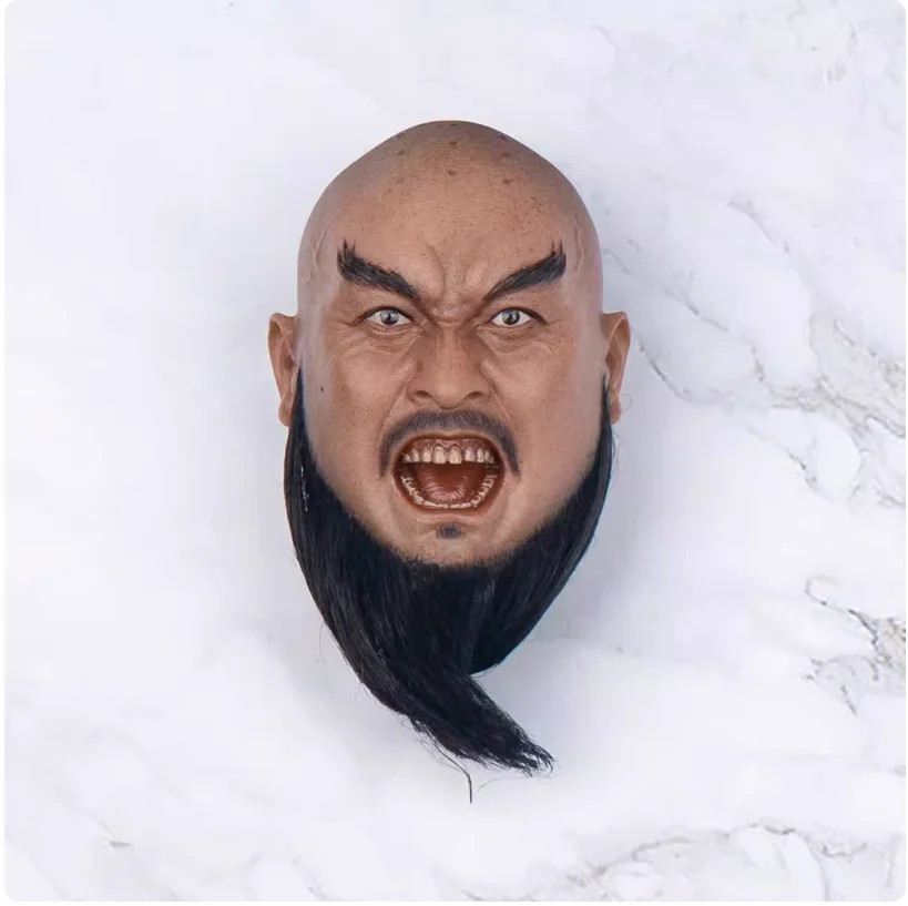 

T-010B 1/6 Male Soldier Lu zhishen Head Carving Clothing Model Accessories For 12'' Action Figure Body In Stock
