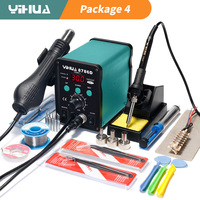 YIHUA 8786D Soldering Iron Hot Air Station BGA Rework Station Phone Repair  SMD Solder Tool Welding Station