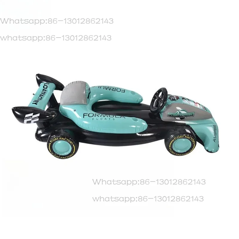 Inflatable racing car floating row large toy adult cartoon model PVCF1 seat