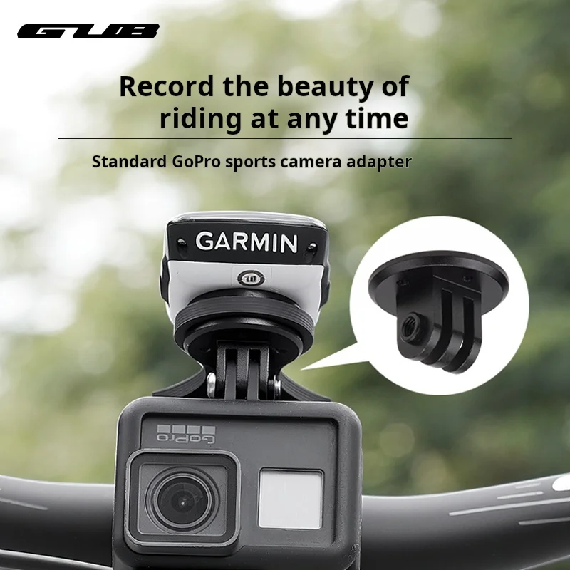 GUB – support de capuchon supérieur de tige d'ordinateur de vélo, support réglable d'angle 693 Compatible avec Garmin Edge Wahoo Bryton Cateye