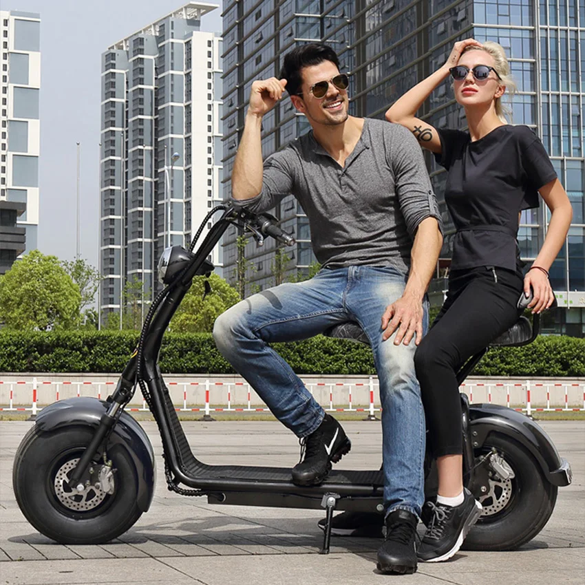 

Electric Motorcycle Citycoco Max Speed 53KM/H 3000W Powerful Motor 60V20AH 18 Inch Fat Tire Two Wheel Adult Electric Scooter