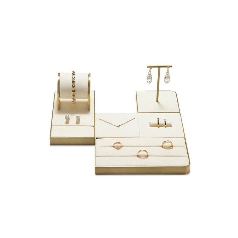 

Металлическая подставка для демонстрации украшений - для серег, колье, колец, браслетов, часов - декоративная подставка для витрины.