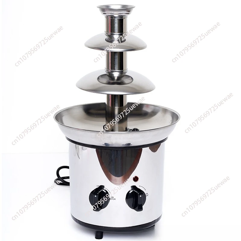 

Cross-border large three-layer chocolate melting tower DIY chocolate blender fountain waterfall molten fountain machine