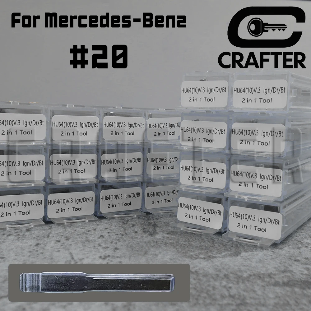 

Ключ Crafters LISHI Tool 2 в 1 HU64 V.3 для лезвия Mercedes-Benz # 20