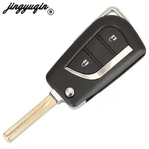 Jingyuqin 89070-0kb40 For Toyota Yaris Hilux 2015 2020 Remote Car Key 433MHz H-8A Chip Fccid Ba2ta FOB 2 buttons toy40 blade 12 Main Sales Hilux Key - №9