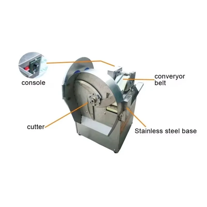 Machine de découpe d'épinards feuilles