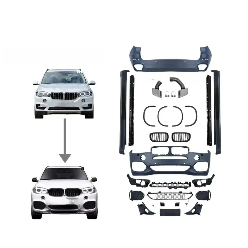 

High-endCar X5 Tuning F15 Modified Upgrade Front Bumper Rear Body Kit