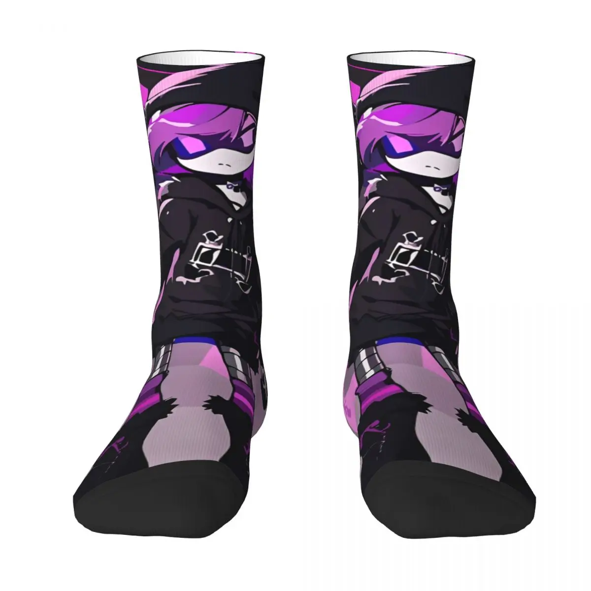 Murder Drones Game Stockings Uzi Graphic Funny Socks Winter Non-Slip Socks Adults Men Outdoor Medium Soft Socks