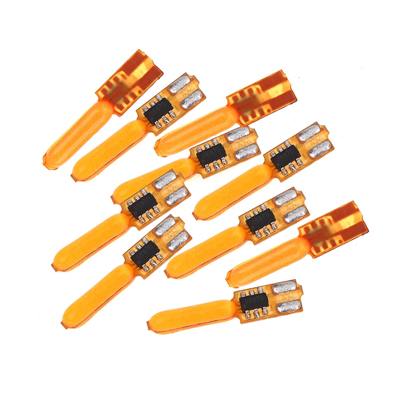 Hot Sale 5/10pcs 3V Led Flash Flame Candles Bulb LED Filament 1800K COB Diode Birthday Party Decoration Light Bulb Accessories