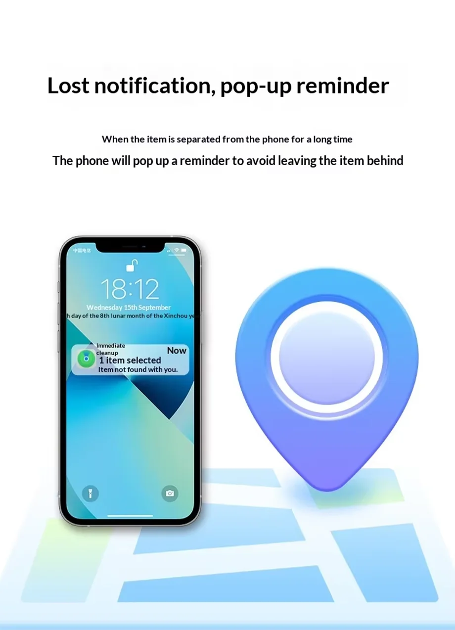 Schlanker Karten-Tracker, Kompatibel mit Apple Find My, Wasserdichter Bluetooth-Ortungsgerät für Geldbörse, Gepäck – Detail 5