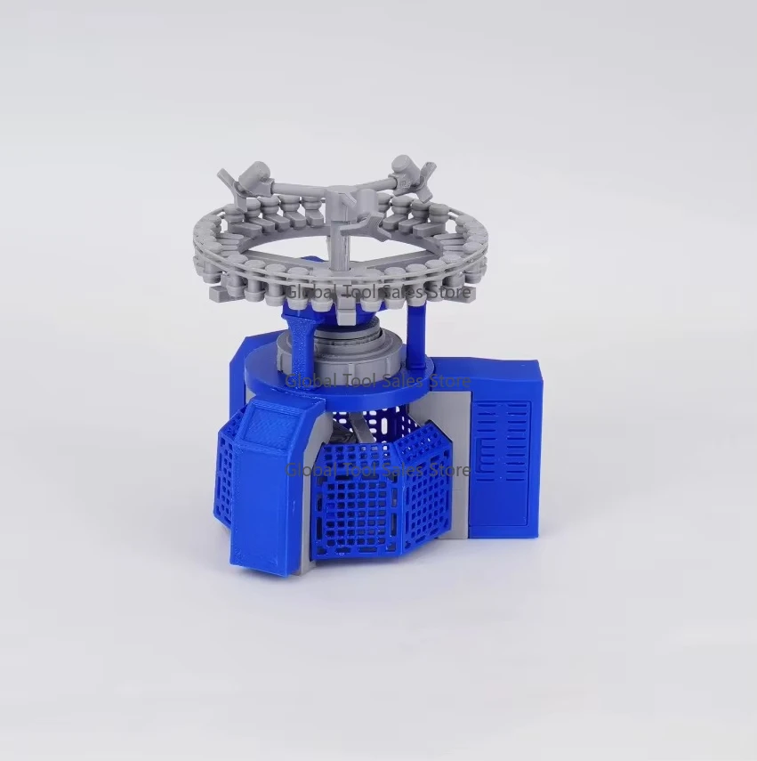 Edit Carrying Magn0etic Tape Electricity Blue Circular Knitting Machine Model Removable and Detachable