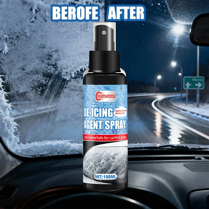 جديد!!! رذاذ مضاد للثلج للسيارات زجاج السيارة مضاد للتجميد ومضاد للضباب، طلاء نانو متين، يمنع الضباب والتجميد، مناسب #5