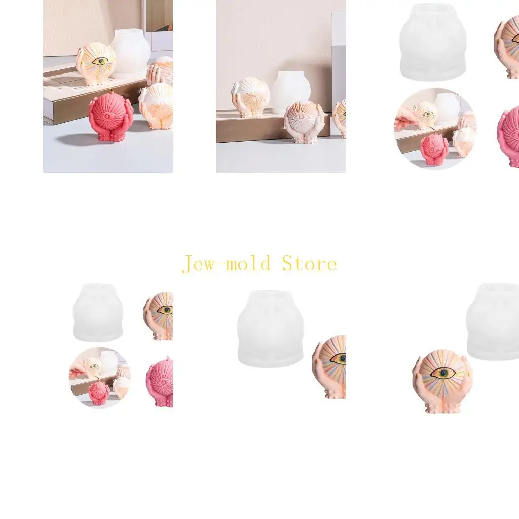C71B Reusable Silicone Mold for Crafting Hands and Eyes Aromatherapys Mold Handmade Wedding Decoration Making Mold
