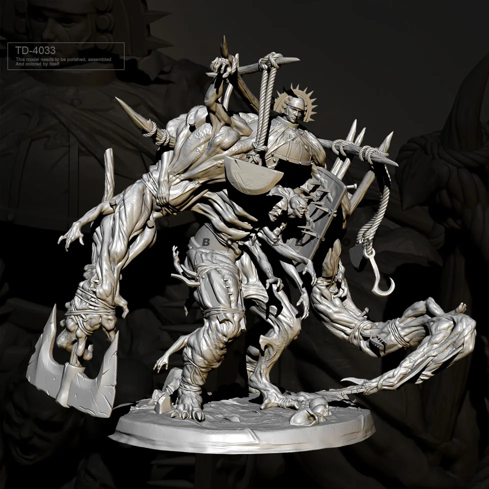 80mm Resin model kits figure colorless and self-assembled TD-4033