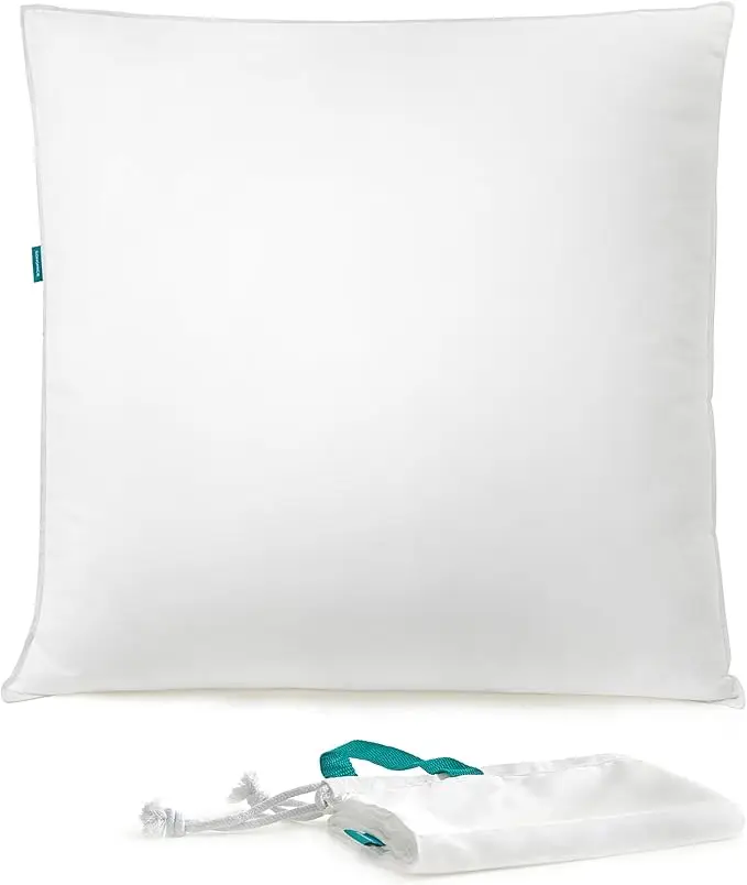 SONGMICS Microfiber Pillow bed Pillow Filling: 65% Soft 3D Polyester Fibers, 35% Support 7D Polyester Fibers